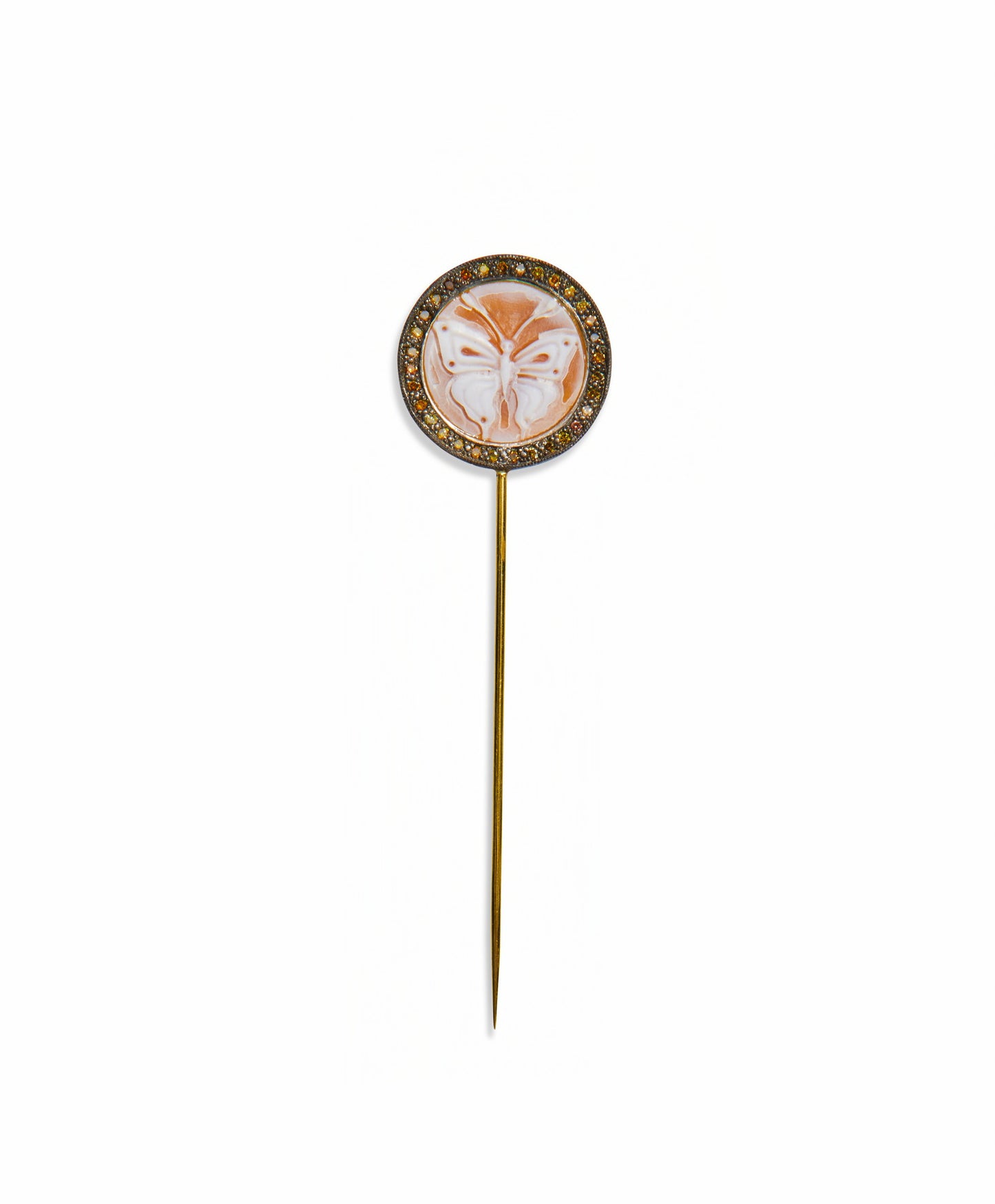 Carved cameo Pin
