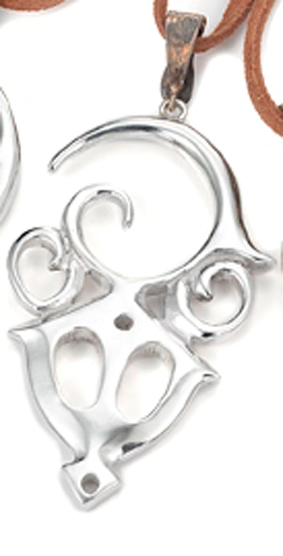 Silver Time Travelers Talisman Pendant