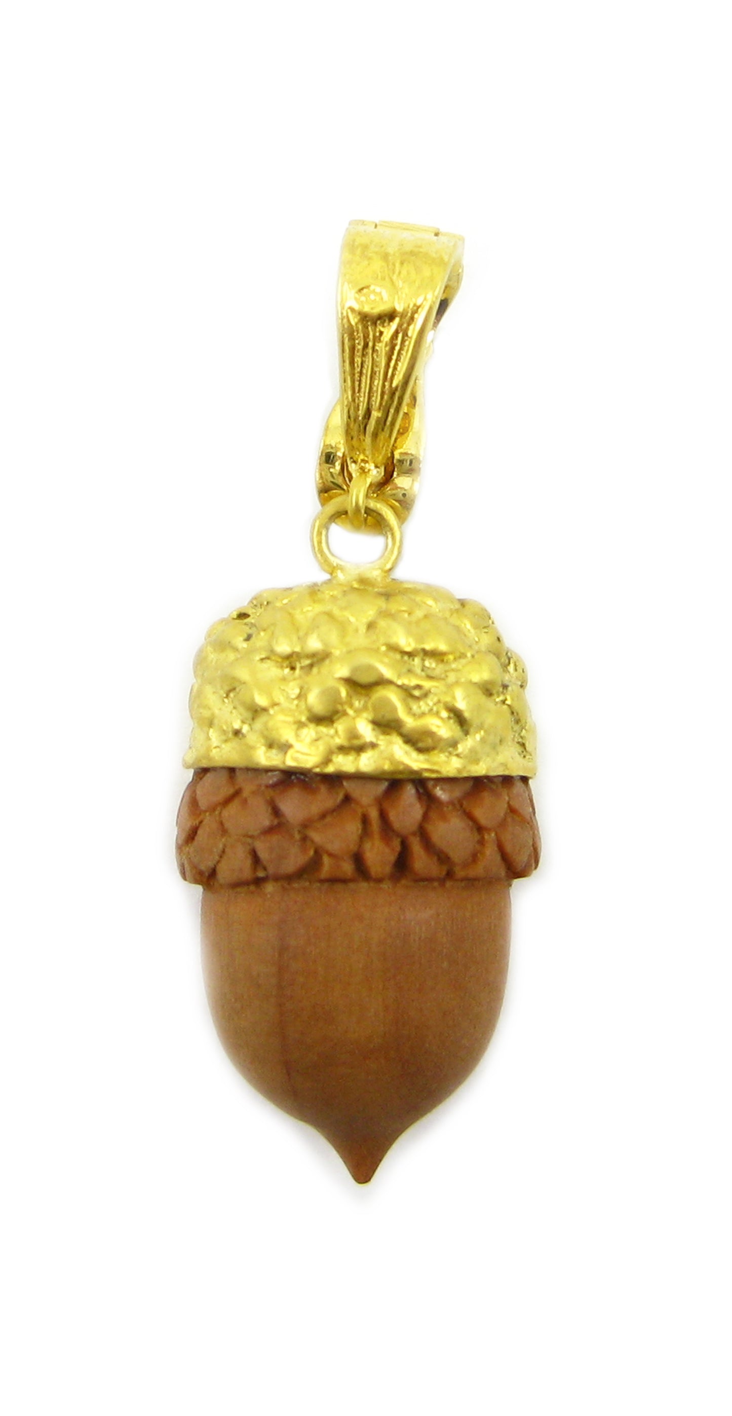 Sawo Wood Acorn Pendant