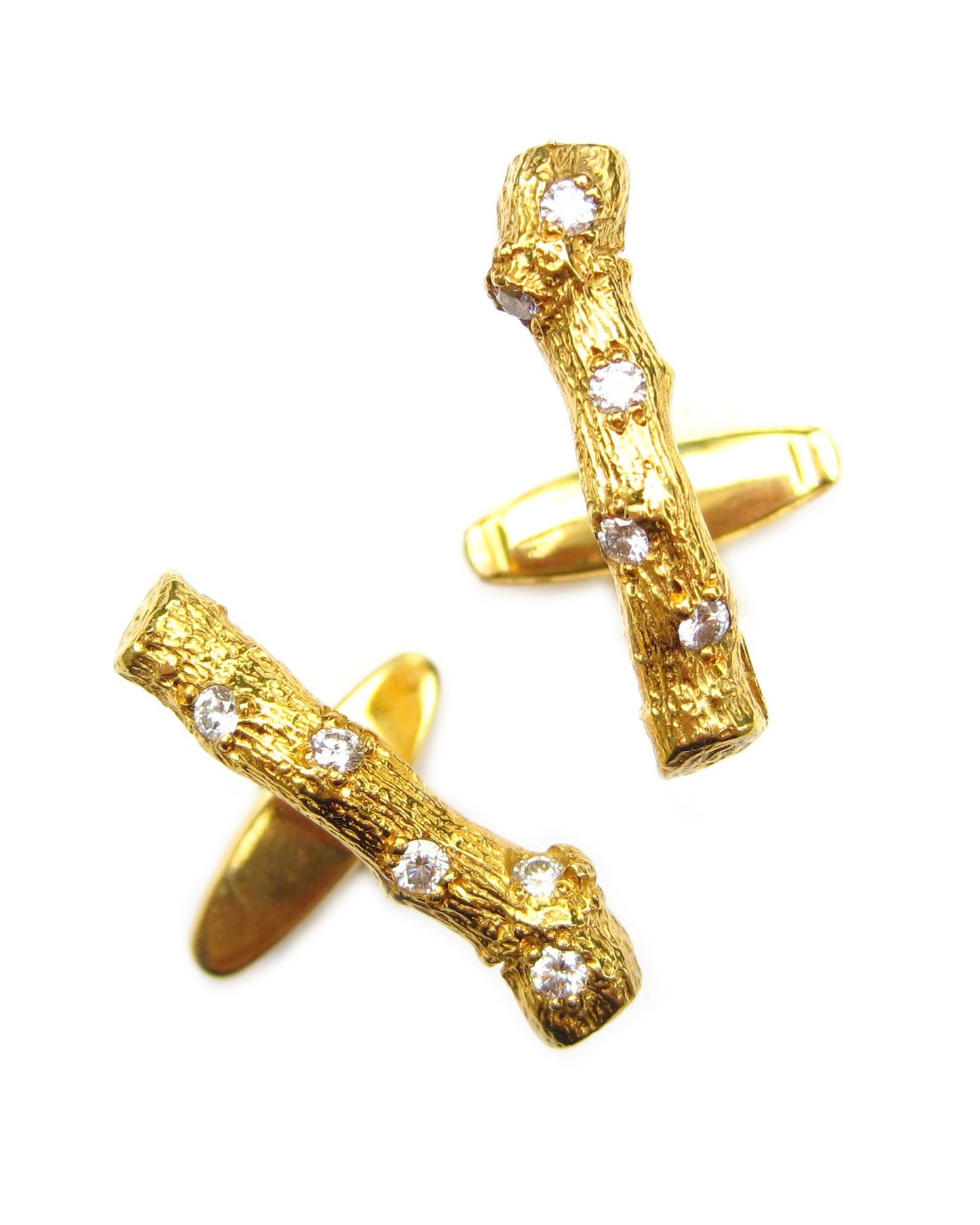 Twig Diamond Cufflinks