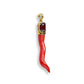 Garnet and Coral Horn Pendant