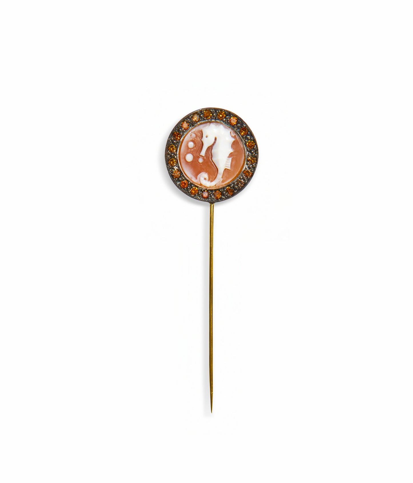 Carved cameo Pin