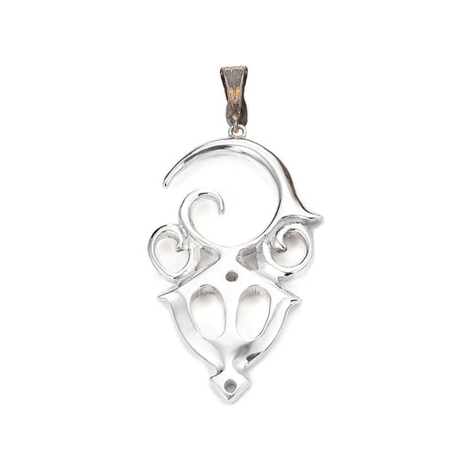 Silver Maori Symbol Pendant