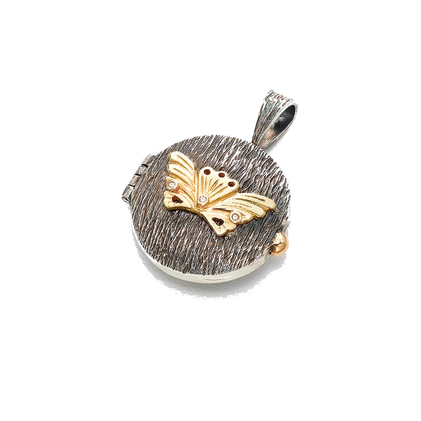 Golden Butterfly Locket