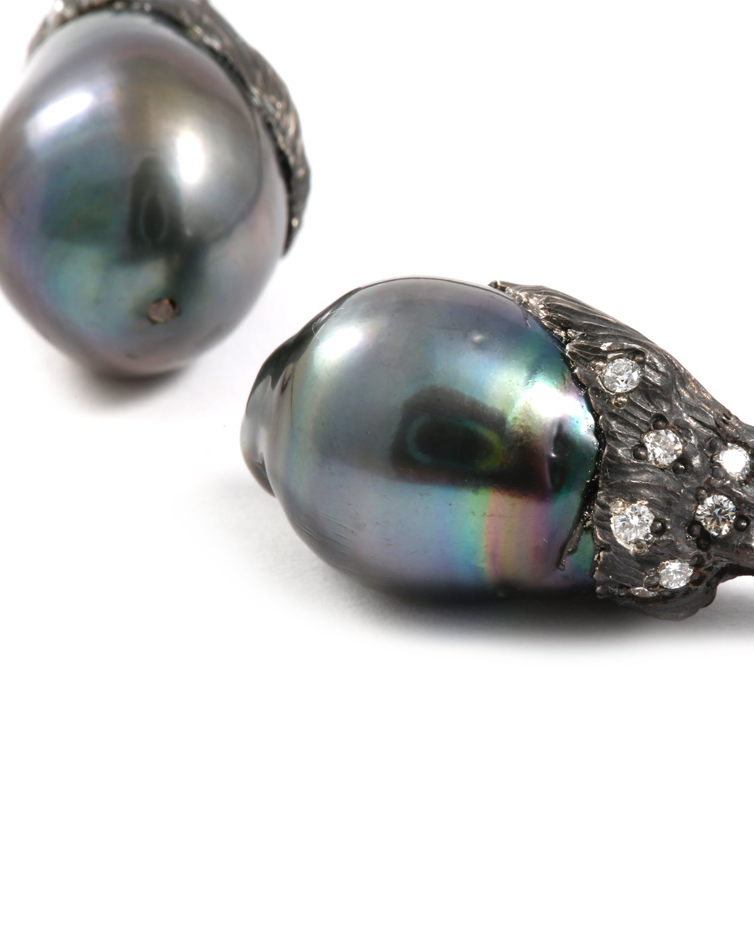 Torque Cuff with Tahitian Pearls