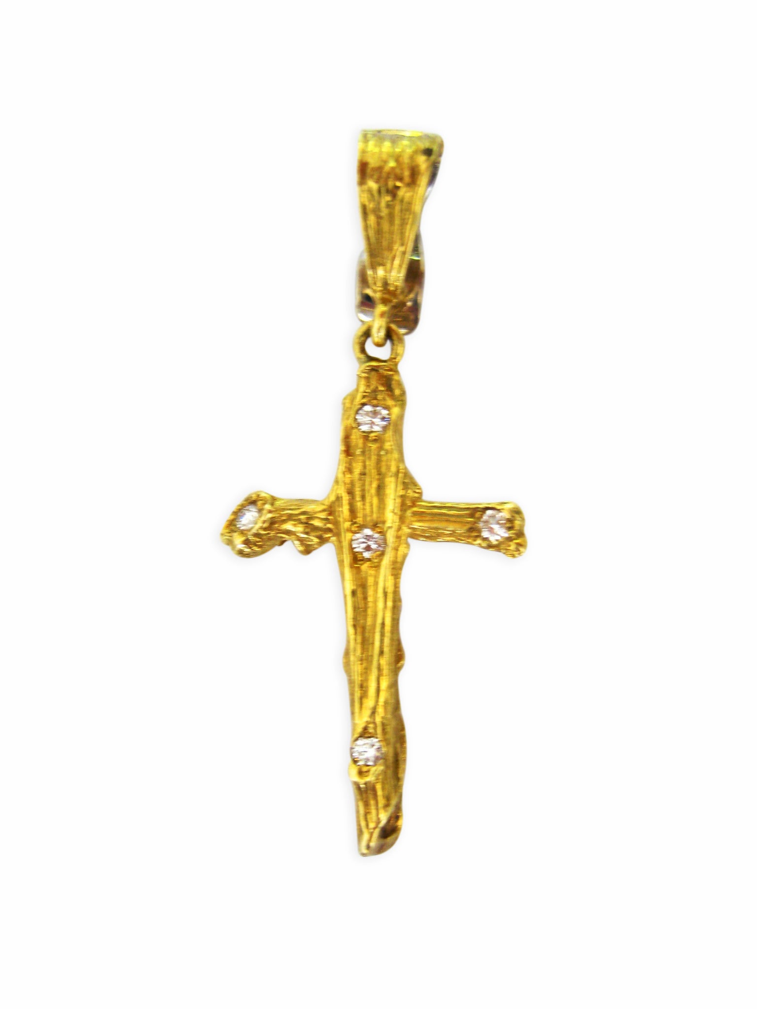 Twig Cross Pendant