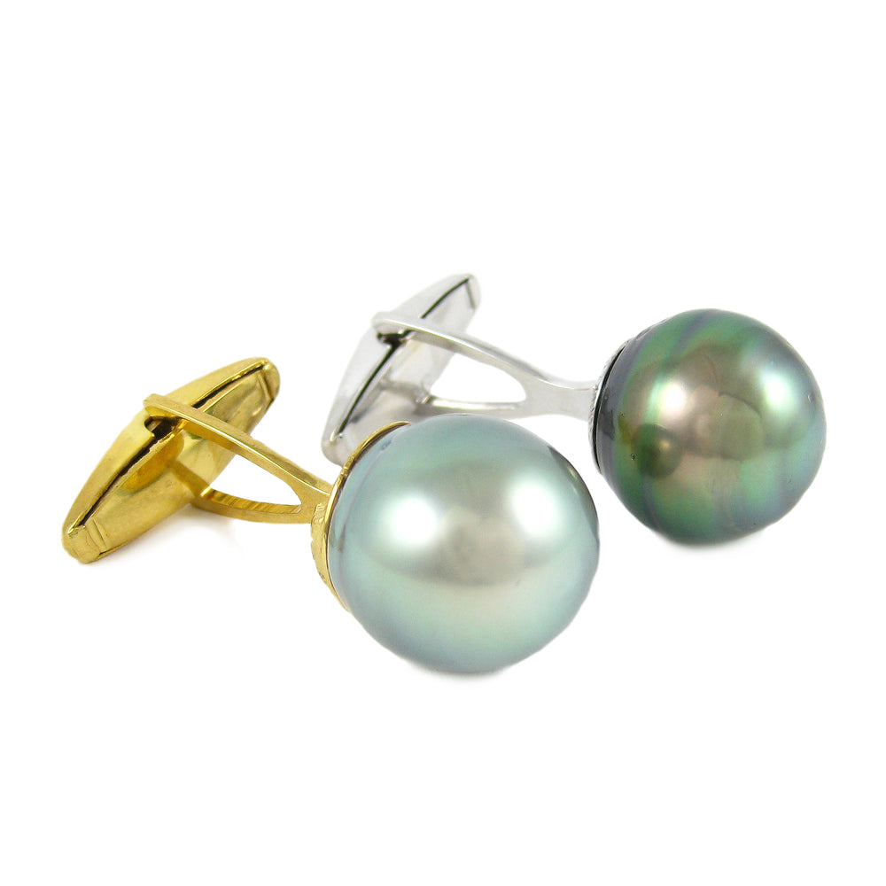 Pearl Two-tone Cufflinks