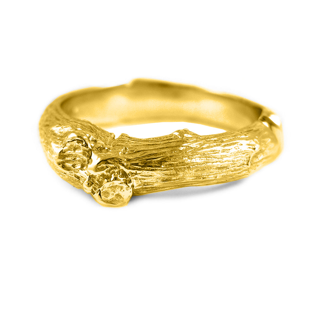 Laurel Twig Wedding Band
